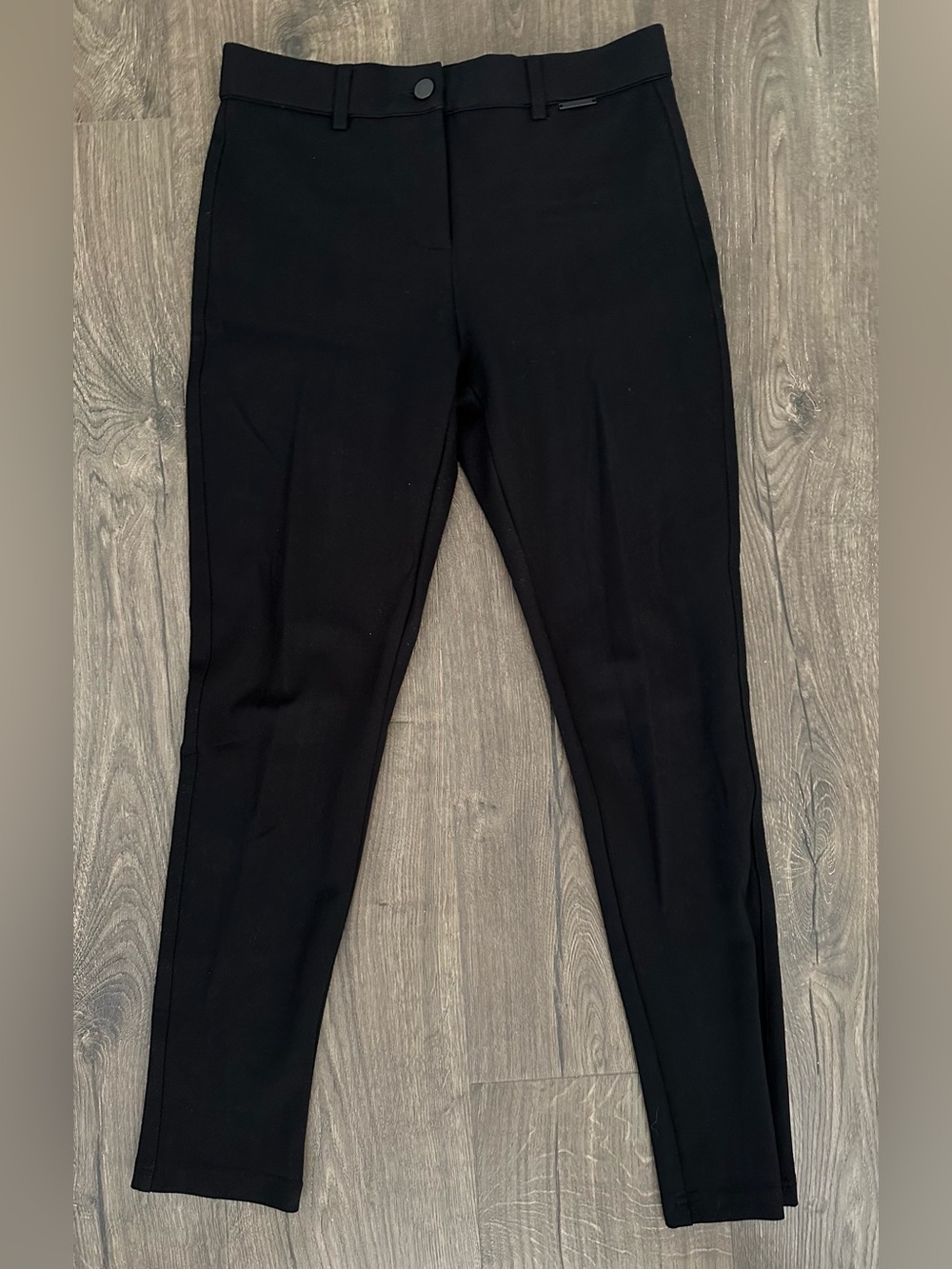 Mario Serrani Black Slim Dress Pants
